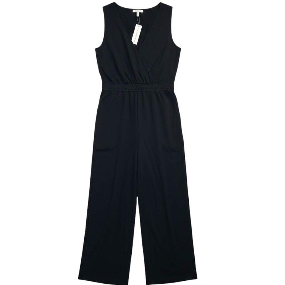 Caralynmirand The Drop Jumpsuit Women Black Carolyn Sleeveless Wide Leg XL